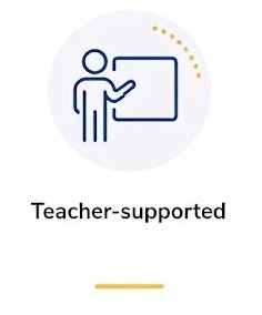 Teacher supported icon